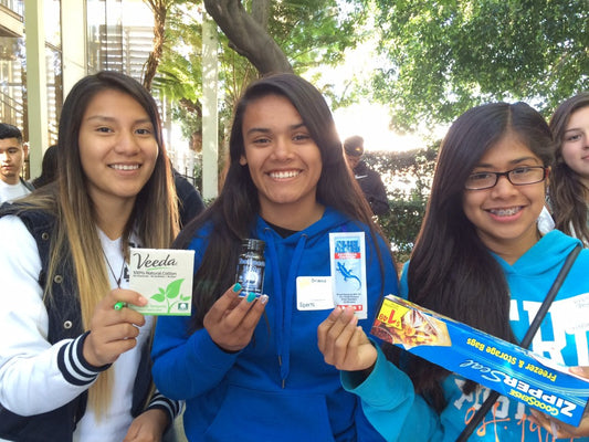 Veeda donated products to fight the homelessness in Los Angeles County