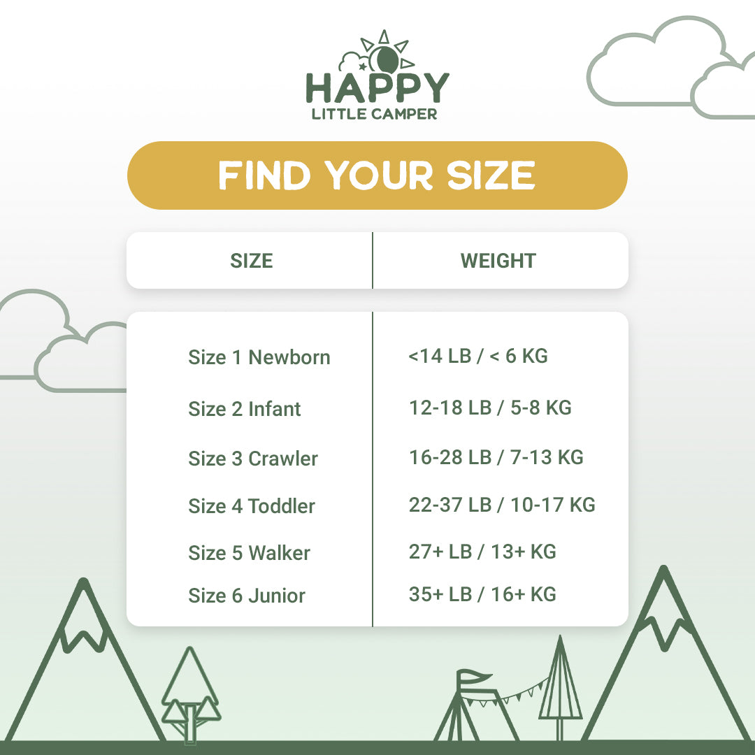 Natural, Ultra-Absorbent Baby Diapers