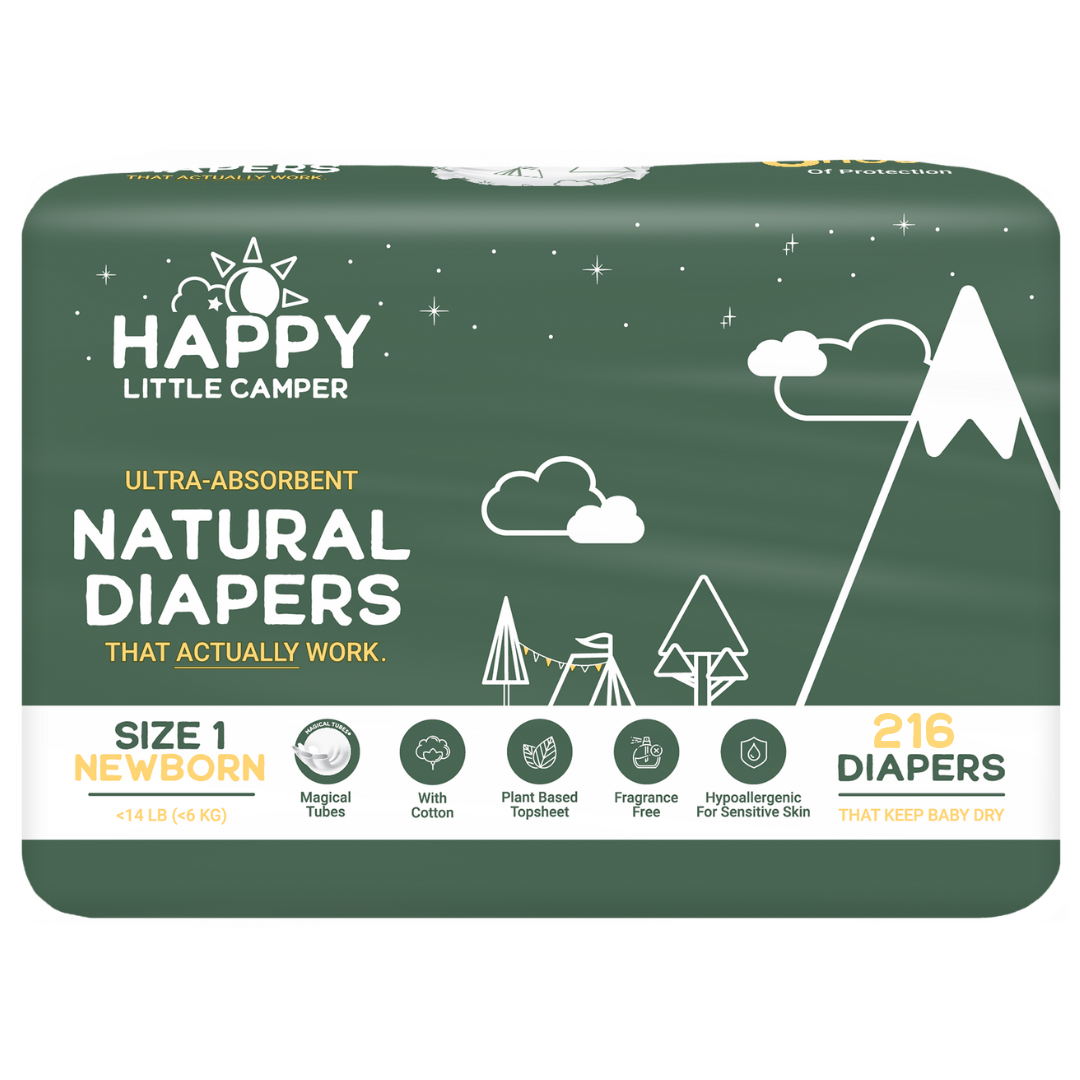 Natural, Ultra-Absorbent Baby Diapers