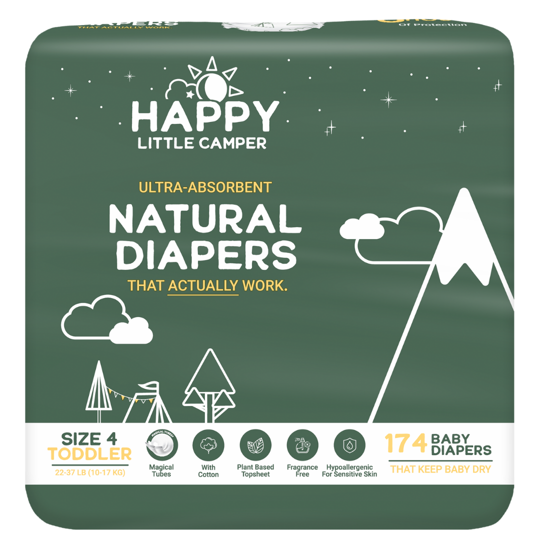 Natural, Ultra-Absorbent Baby Diapers