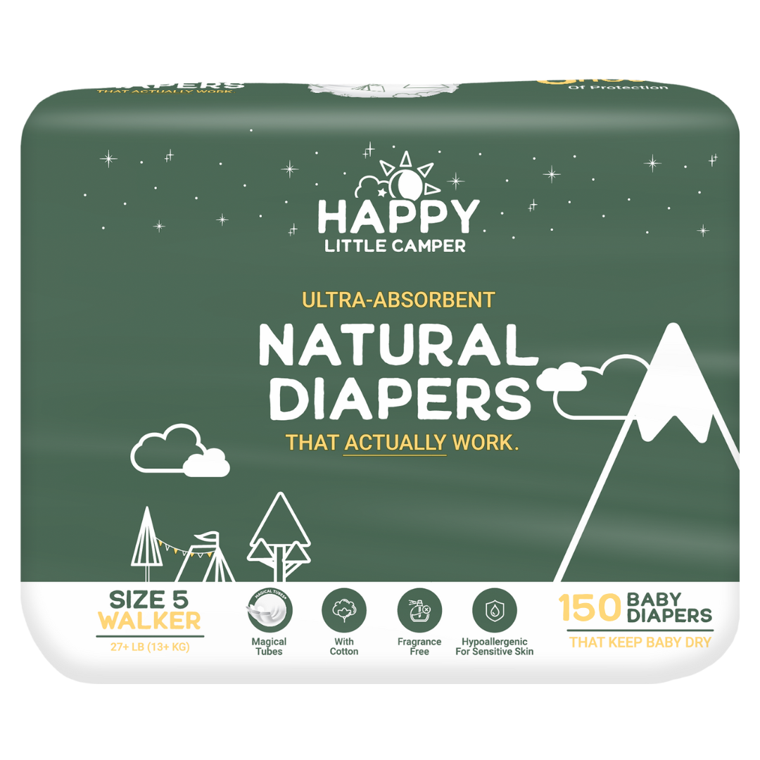 Natural, Ultra-Absorbent Baby Diapers