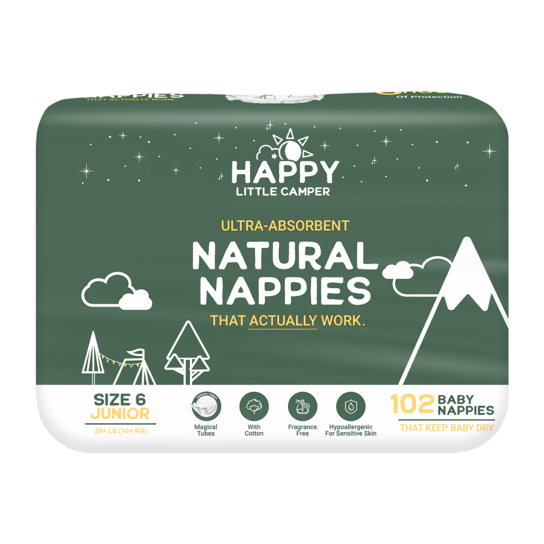 Natural, Ultra-Absorbent Baby Diapers
