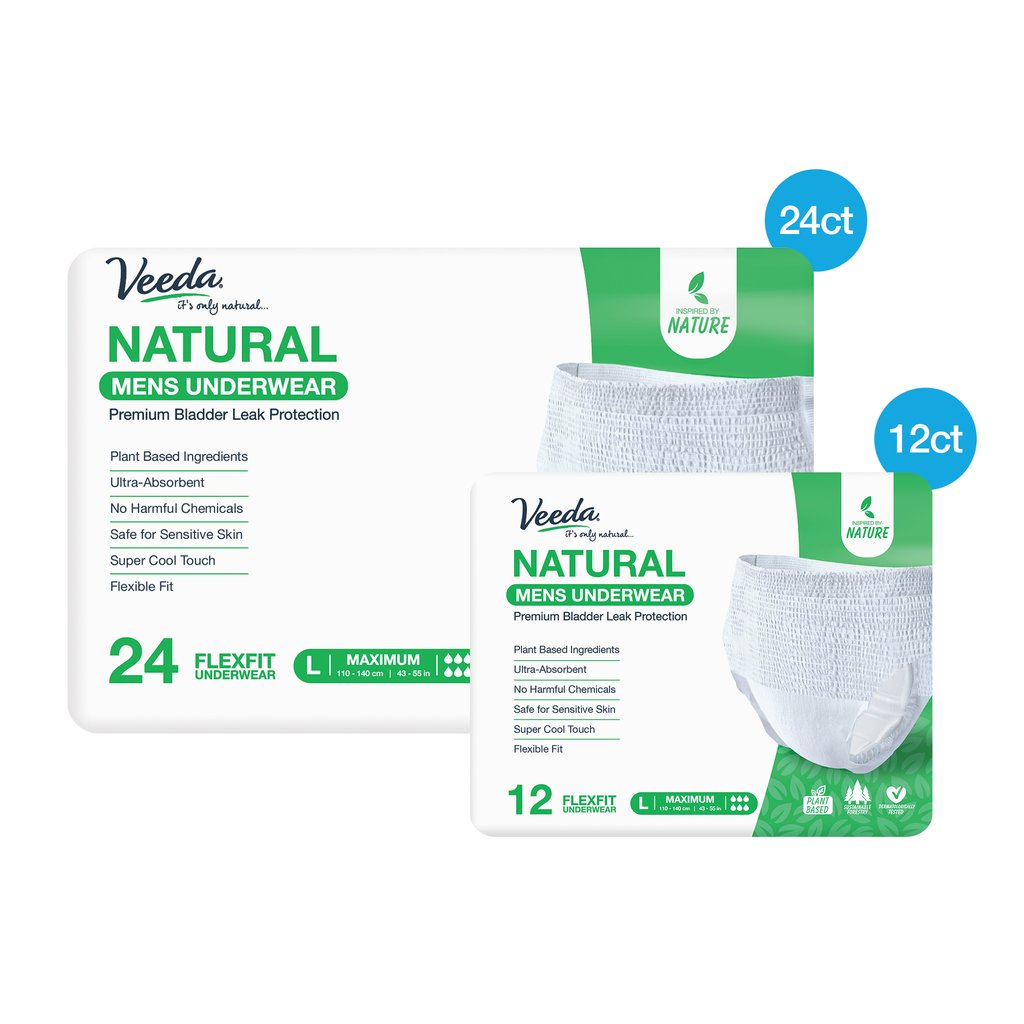 Natural Incontinence Underwear for Men