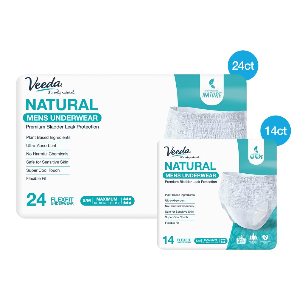 Natural Incontinence Underwear for Men