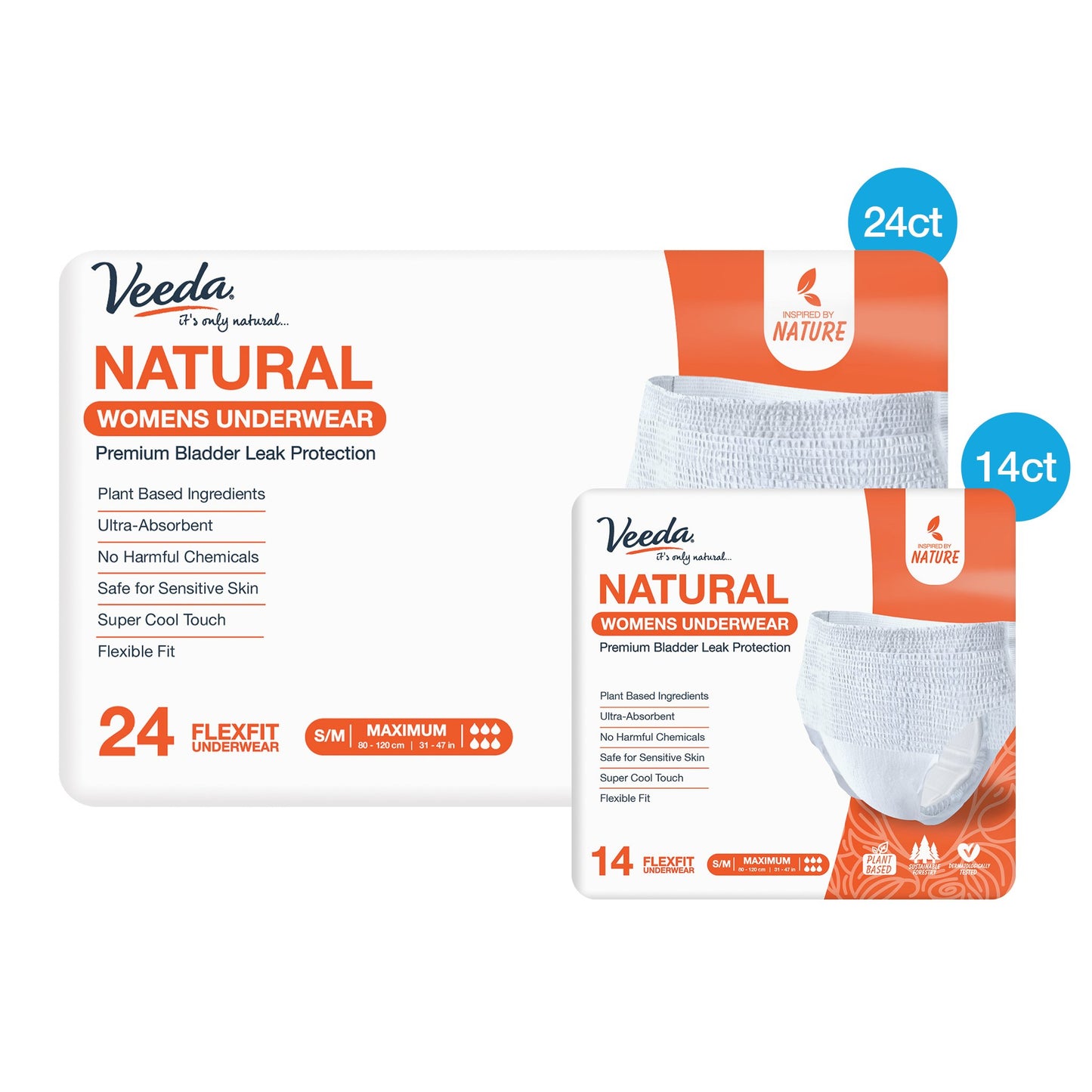 Natural Incontinence & Postpartum Underwear for Women