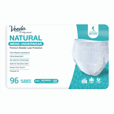 Natural Incontinence Underwear for Men