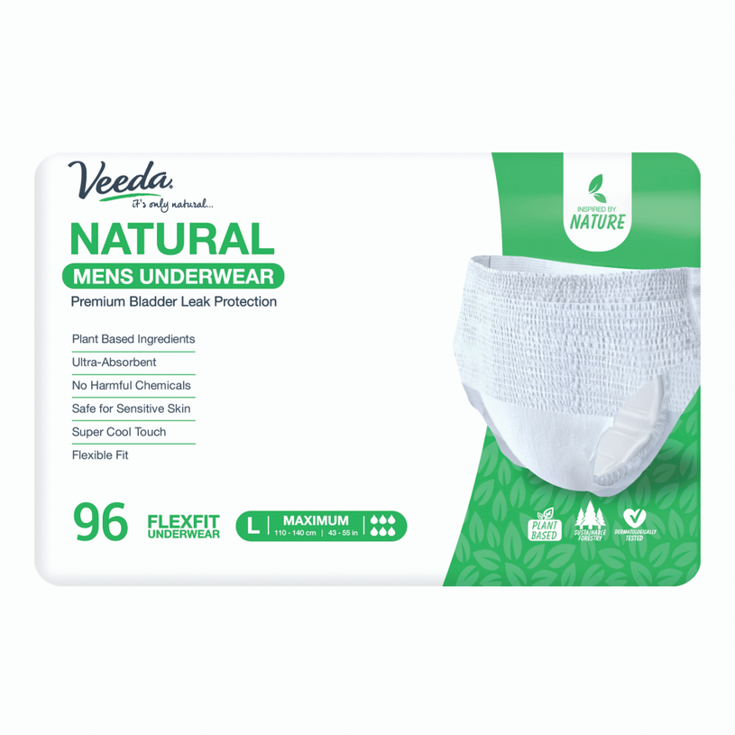 Natural Incontinence Underwear for Men