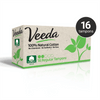 Veeda 100% Natural Cotton Applicator Free Tampons (Regular)