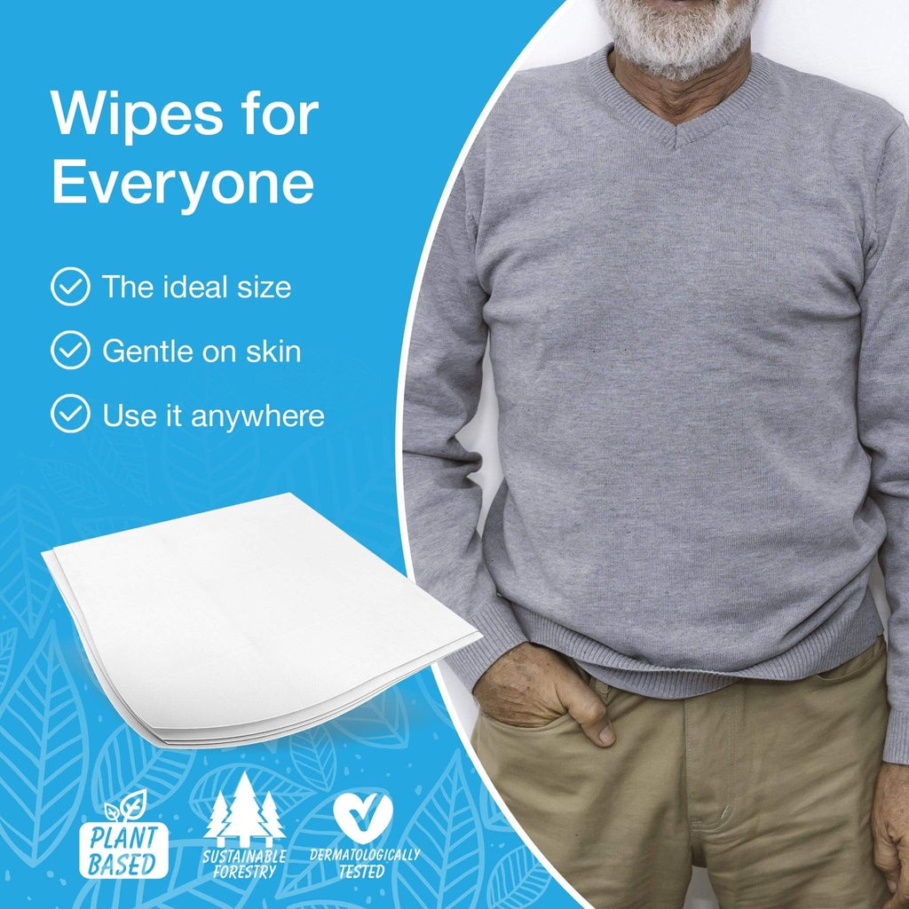 Natural Adult Cleansing Extra Large Size Body Wipes