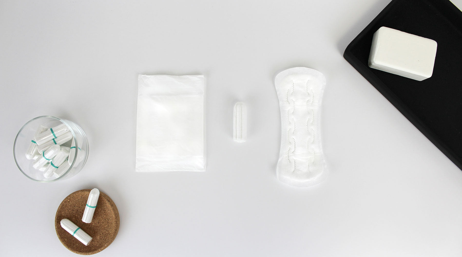 Feminine Products on Counter