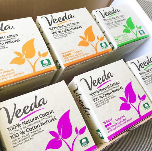 Veeda Natural: 100% Cotton Tampons