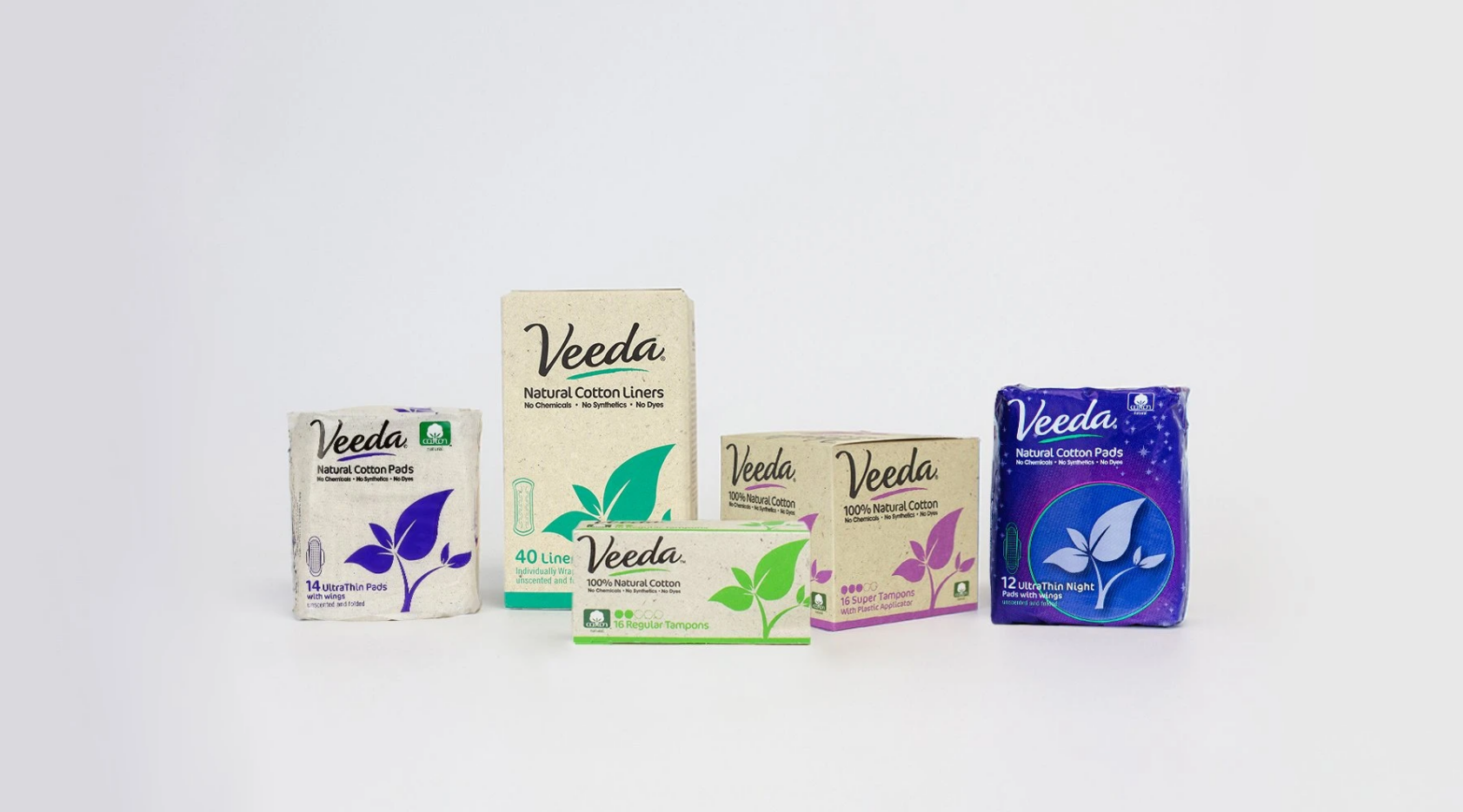 Veeda Natural Period Care Products
