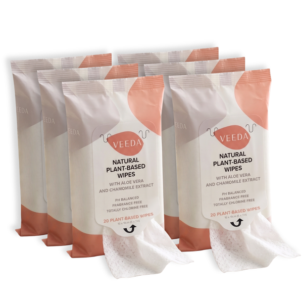Veeda Plant-Based Natural Feminine Wipes