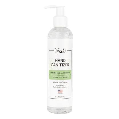Veeda Hand Sanitizer with Lemon Zest Scent