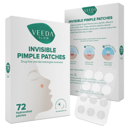 Veeda Glow Invisible Hydrocolloid Pimple Patches