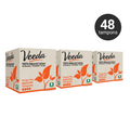 Veeda 100% Natural Cotton BPA-Free Compact Applicator Tampons