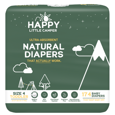 Natural, Ultra-Absorbent Baby Diapers