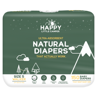 Natural, Ultra-Absorbent Baby Diapers