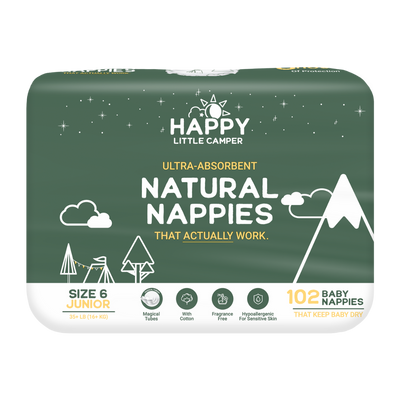 Natural, Ultra-Absorbent Baby Diapers