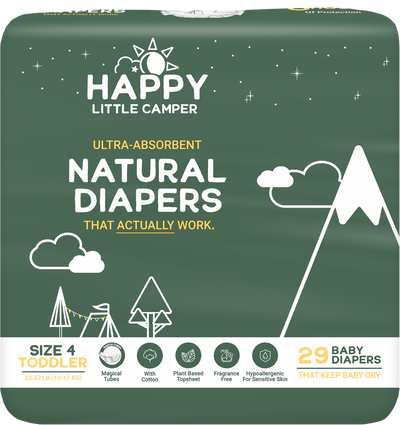 Natural, Ultra-Absorbent Baby Diapers