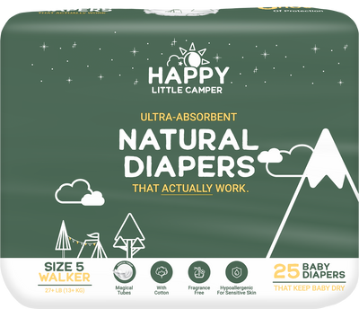 Natural, Ultra-Absorbent Baby Diapers