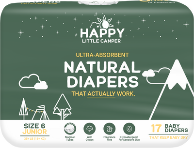 Natural, Ultra-Absorbent Baby Diapers