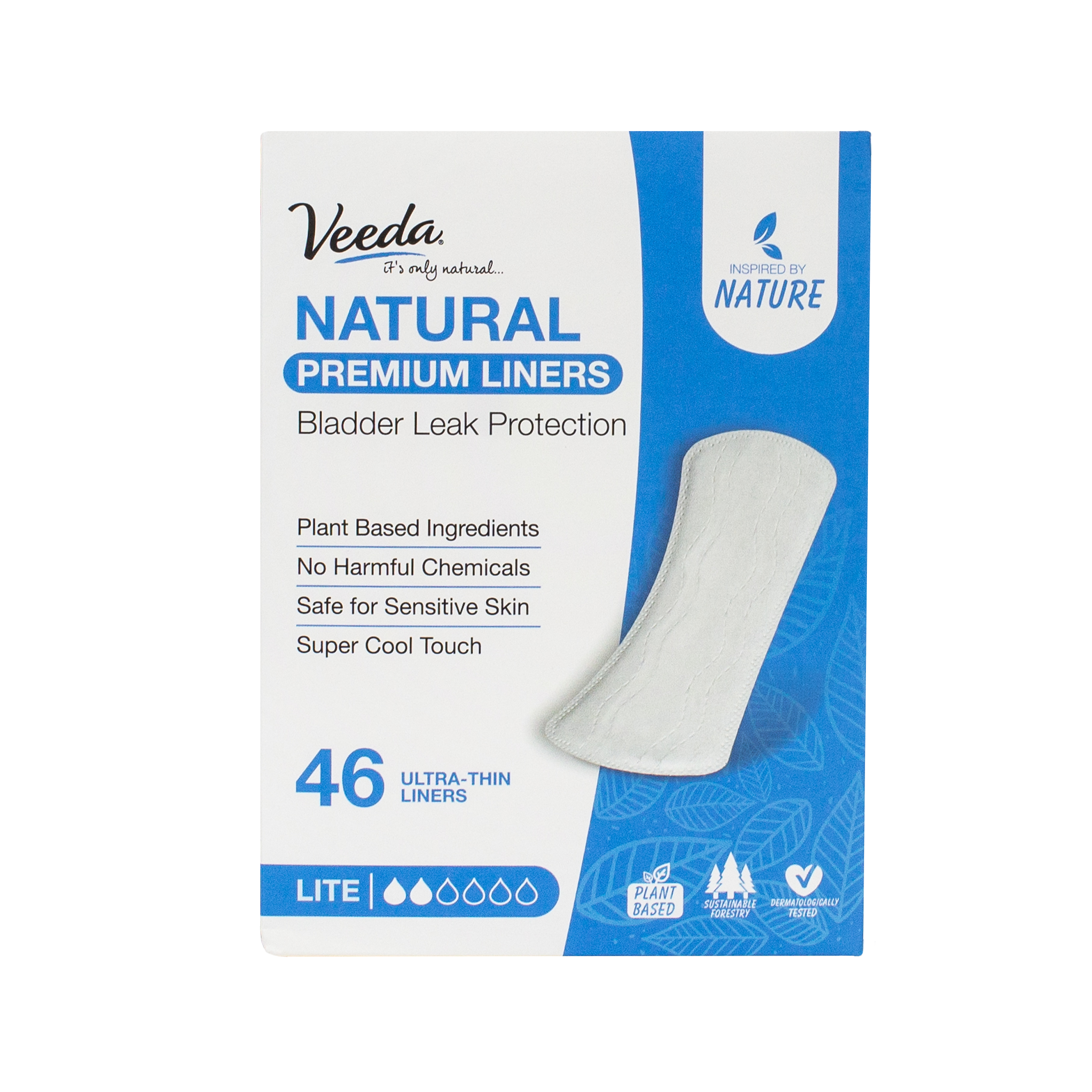 Liners For Incontinence Natural Premium Incontinence / Bladder Control Unisex Liners – Veeda USA