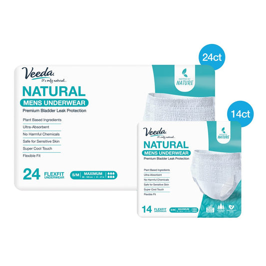 Natural Incontinence Underwear for Men