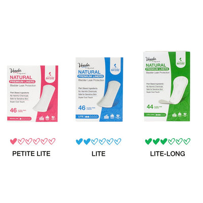 Natural Premium Incontinence / Bladder Control Unisex Liners