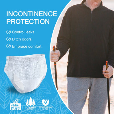 Natural Incontinence Underwear for Men