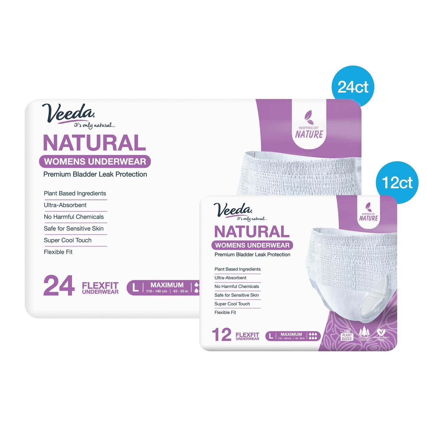 Natural Incontinence & Postpartum Underwear for Women