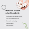 Veeda 100% Natural Cotton BPA-Free Compact Applicator Tampons (Regular)