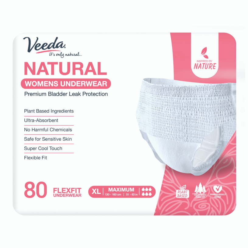10x Disposable Underwear Women, Organic Cotton Cover. Postpartum  Incontinence