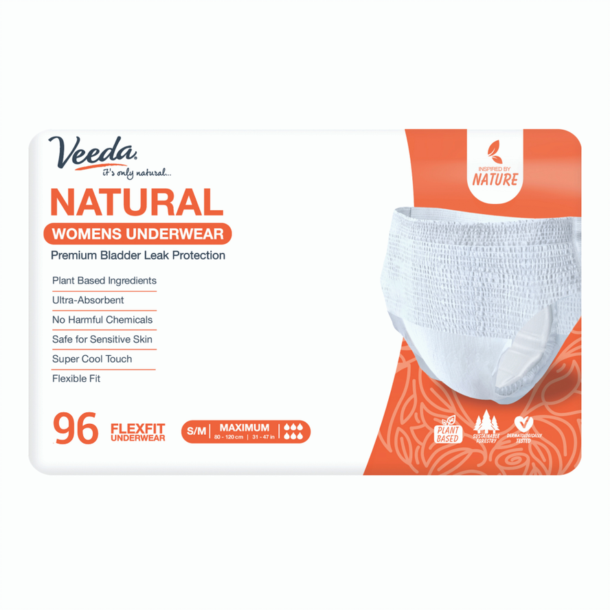 Natural Incontinence & Postpartum Underwear for Women - Veeda USA